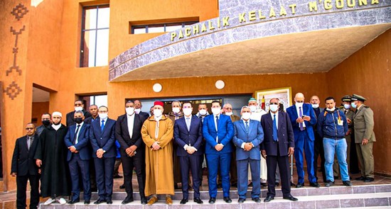 عامل إقليم تنغير يشرف على افتتاح مقرين جديدين لباشويتي بومالن دادس وقلعة مكونة
